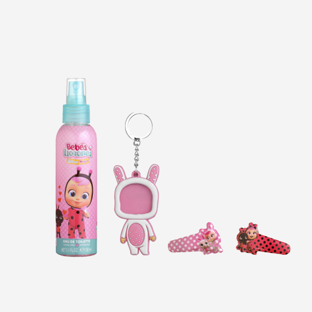 Air-Val Cry Babies Set Edt 150 Ml + Key Ring + 2 Hair Clips