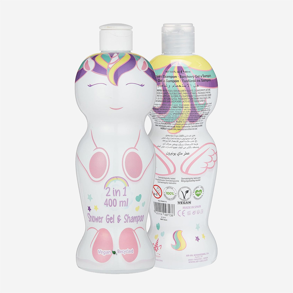Air-Val Eau My Unicorn 1D Shower Gel & Shampoo 2In1 400 Ml