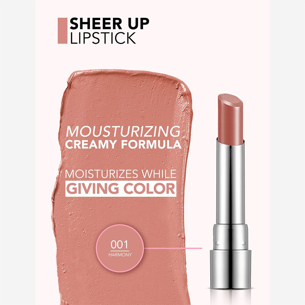 Flormar New Sheer Up Lipstick - 01 Harmony