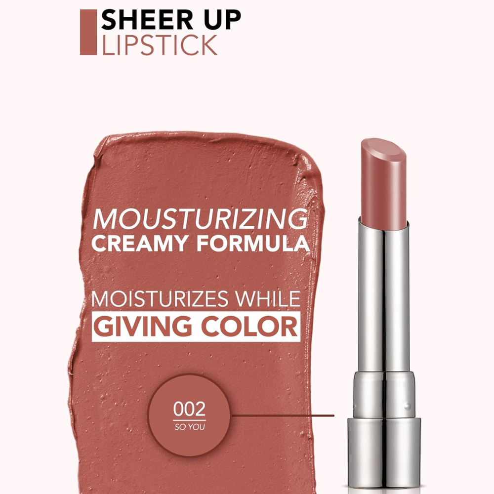 Flormar New Sheer Up Lipstick - 02 So You