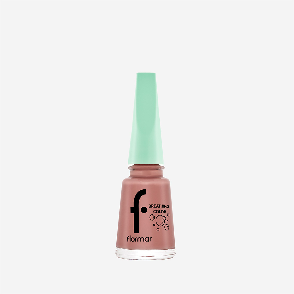Flormar Breathing Colors Nail EnameL - 010 Peach n Cream