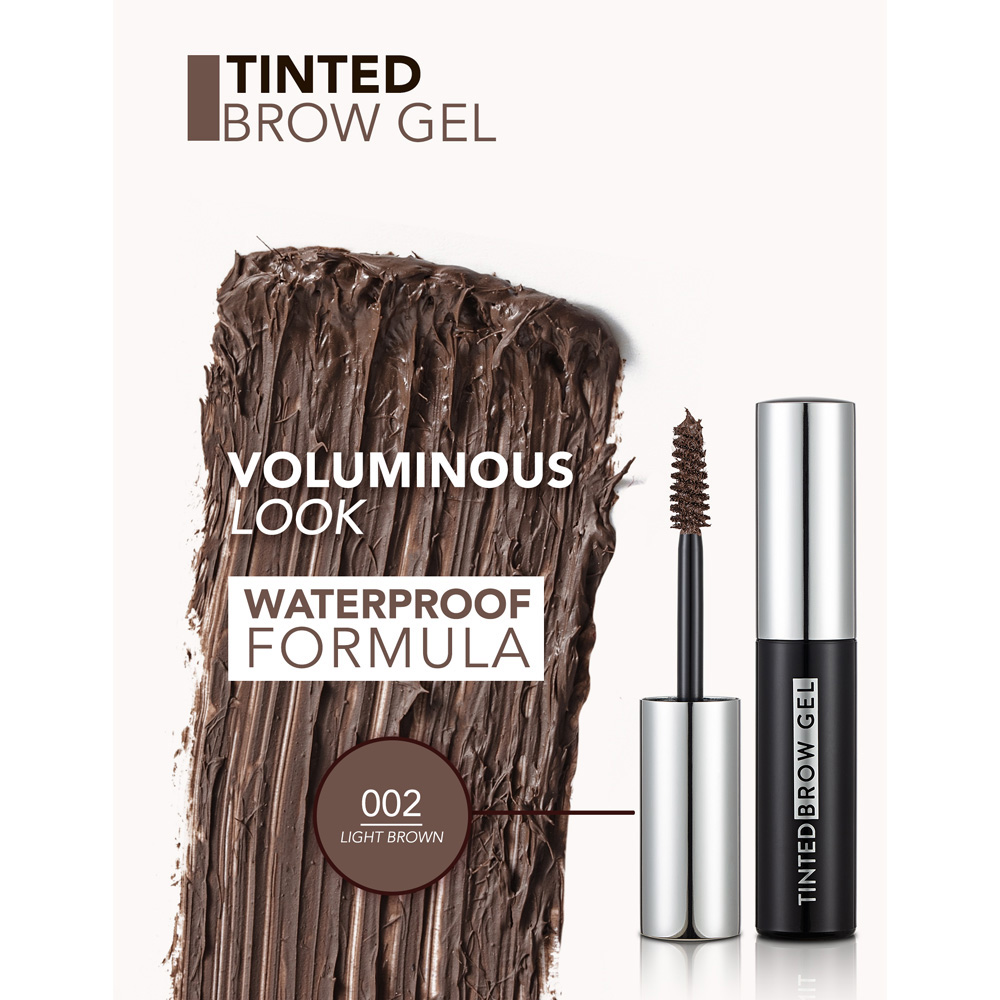 Flormar Tinted Brow Gel Mascara - 002 Light Brown