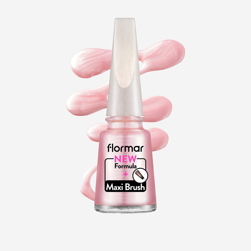 Flormar Pearly Nail Enamel- PL202 Satiny Pink -New