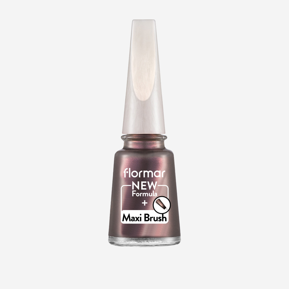 Flormar Pearly Nail Enamel- PL418 Chrome Purple -New