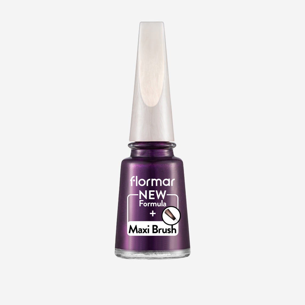 Flormar Pearly Nail Enamel - PL432 Violet Defense -New