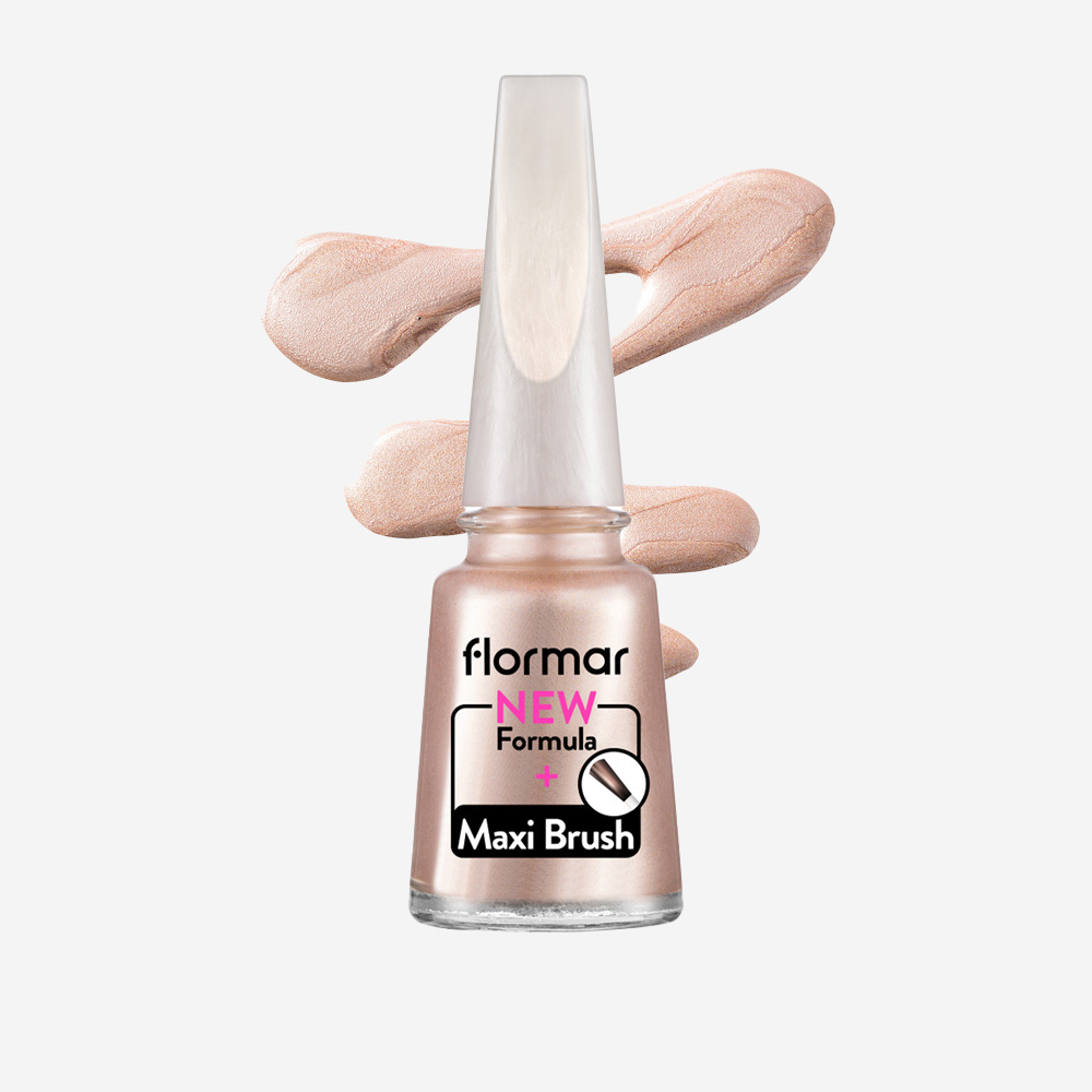 Flormar Pearly Nail Enamel - PL450 Salmon Dust -New
