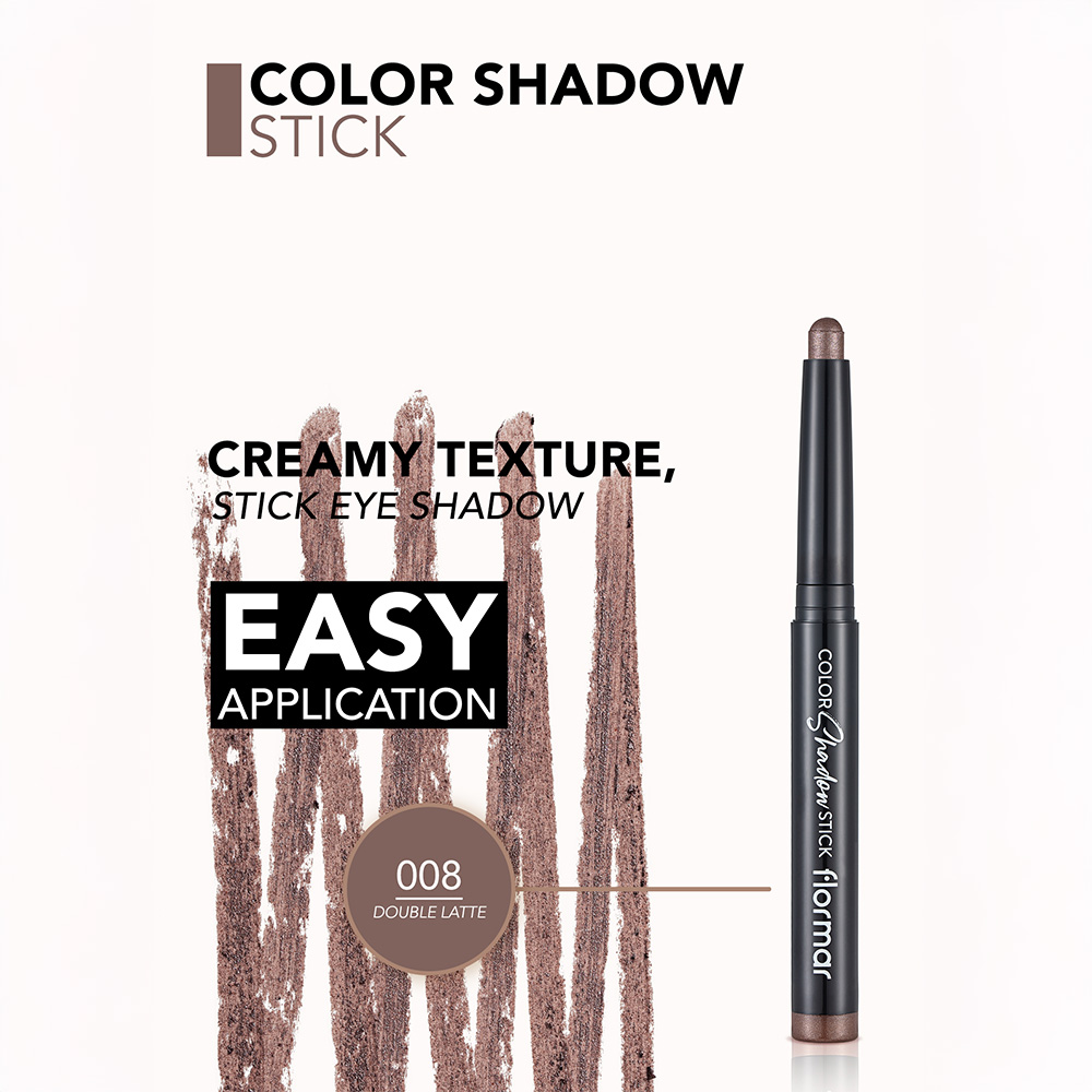 Flormar Color Shadow Stick ES-008 Double Latte