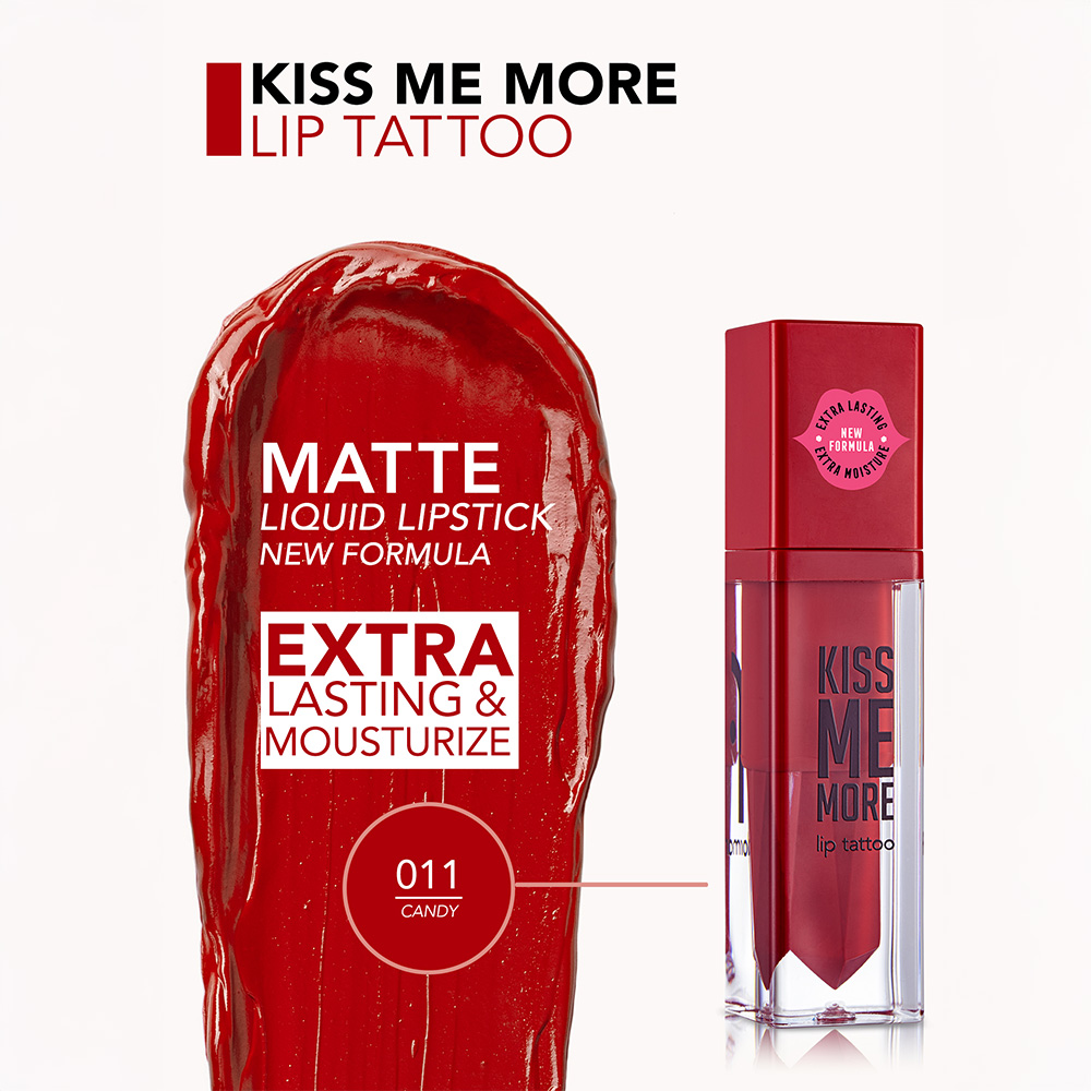 Flormar Kiss Me More Lip Tattoo New - 011 Candy