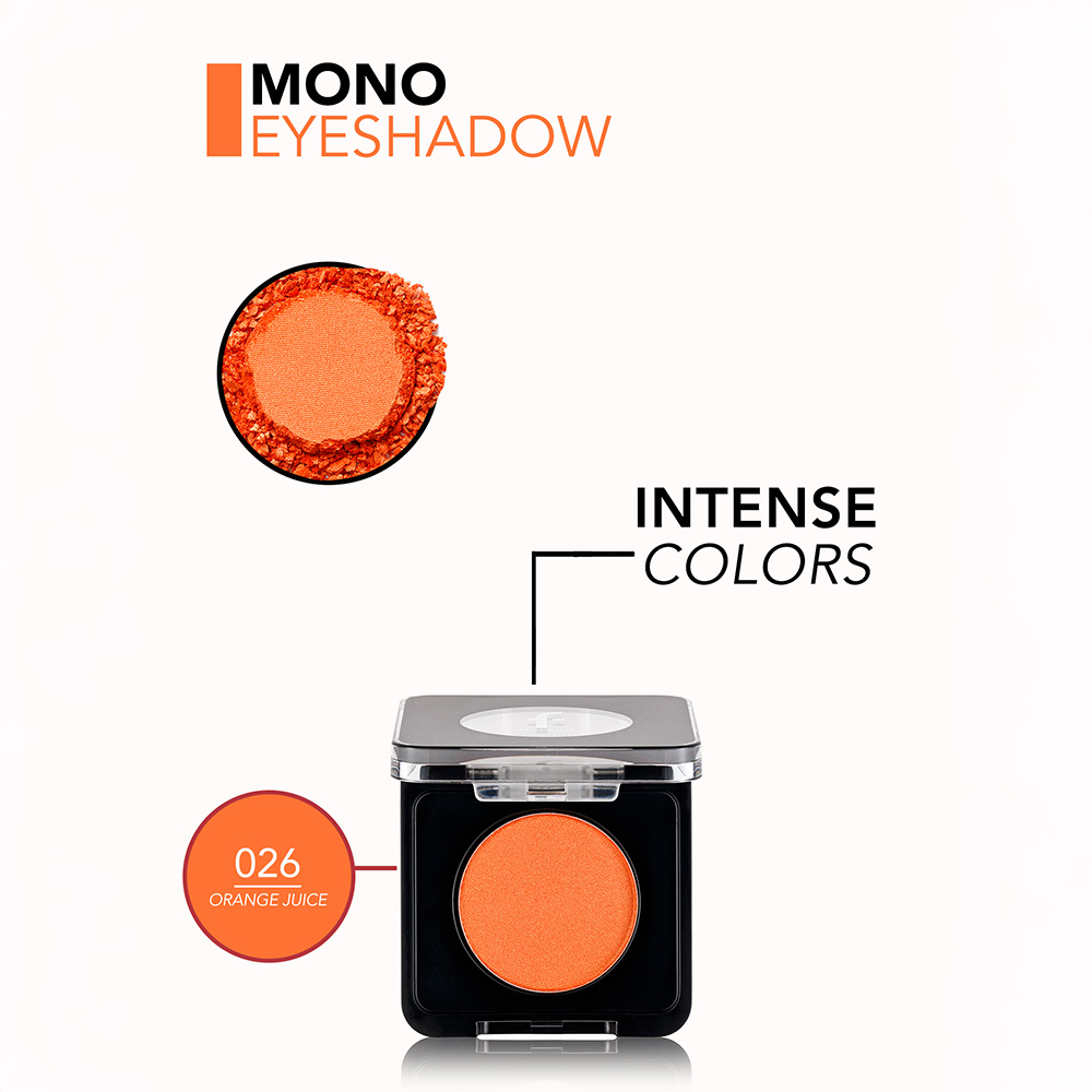 Flormar Mono Eyeshadow - 026 Orange Juice