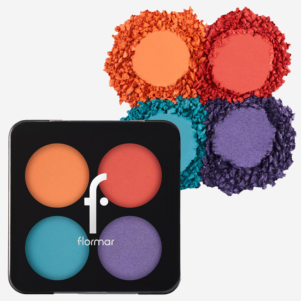 Flormar Color Palette Eyeshadow -006 Tropical Glam