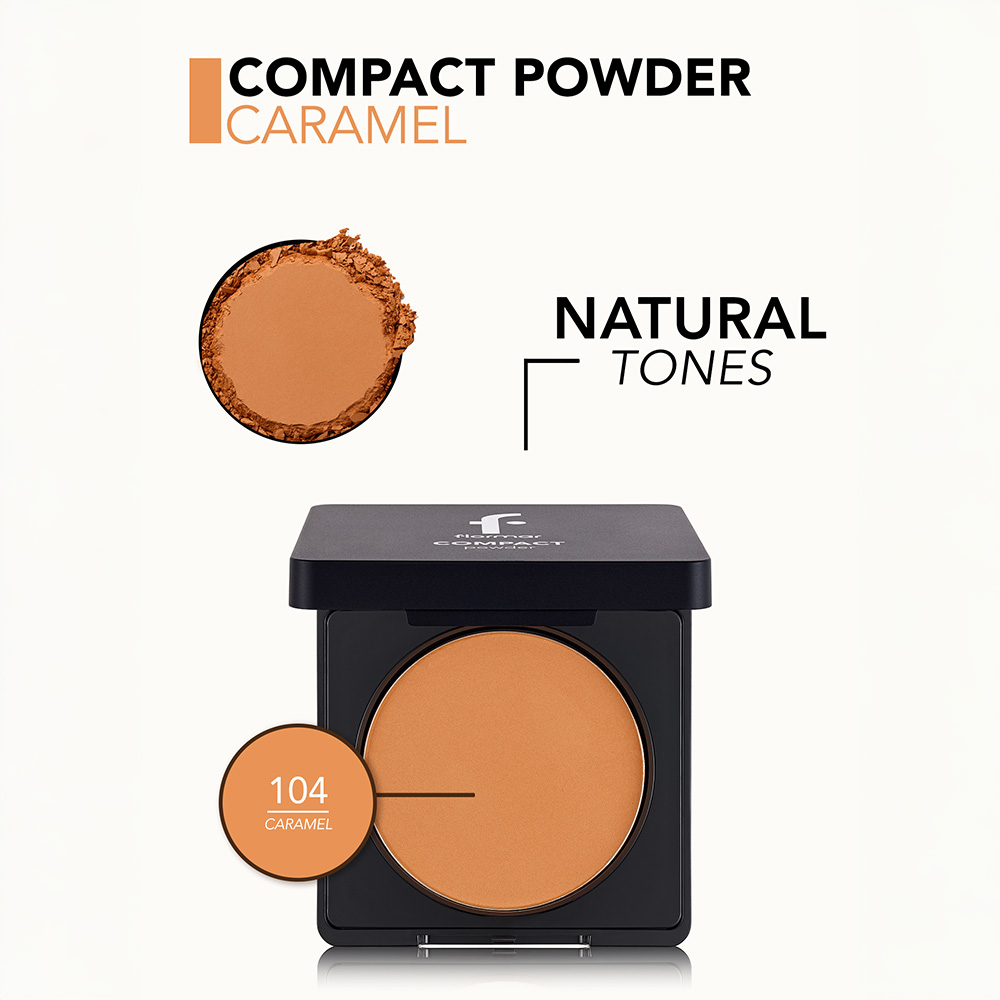 Flormar Compact Powder -104 Caramel