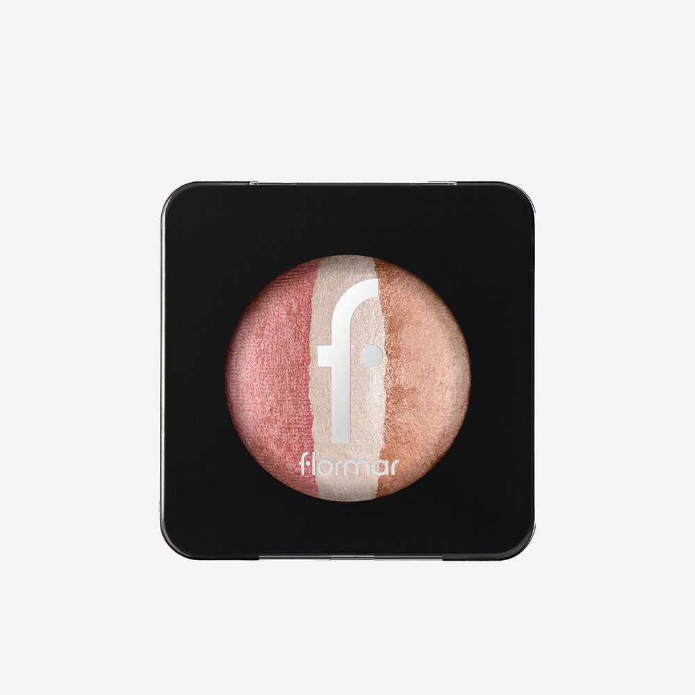 Flormar Baked Blush On - 053 Pinky Trio