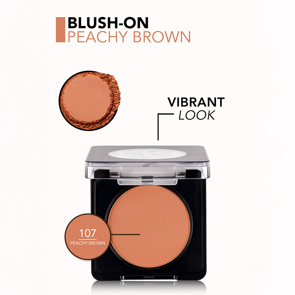 Flormar Classic Blush On - 107 Peachy Brown