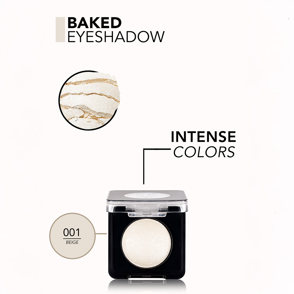 Flormar Baked Eyeshadow - 001 Beige