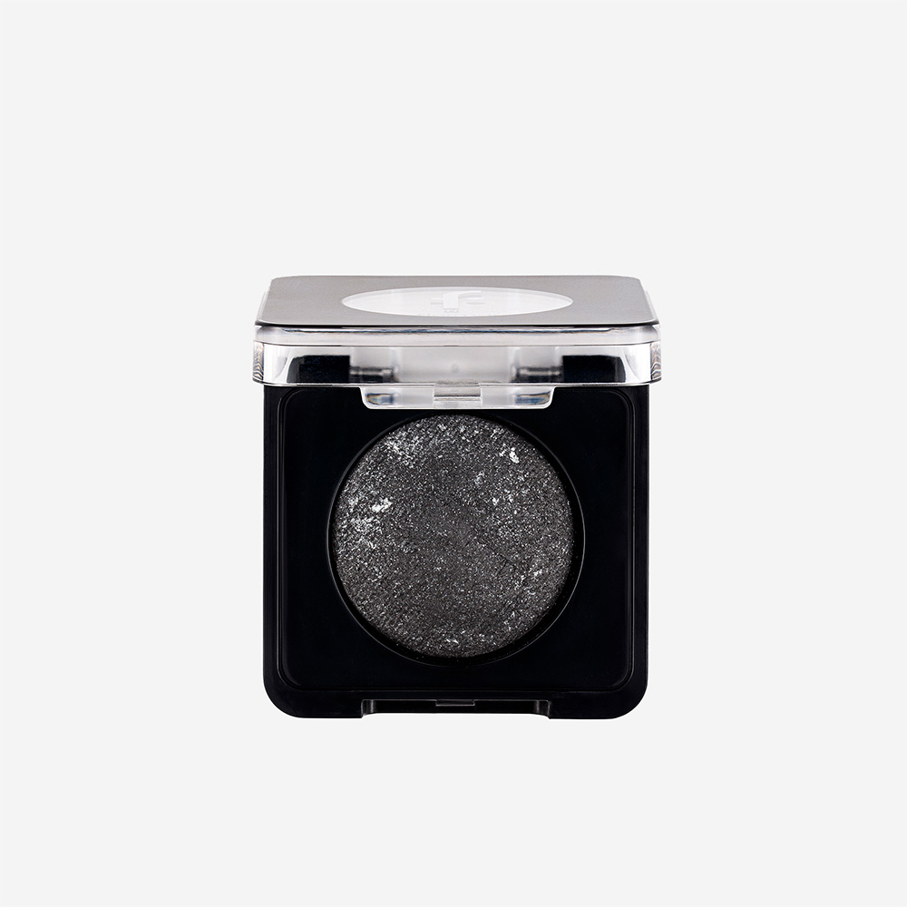 Flormar Baked Eyeshadow - 002 Black Glitters