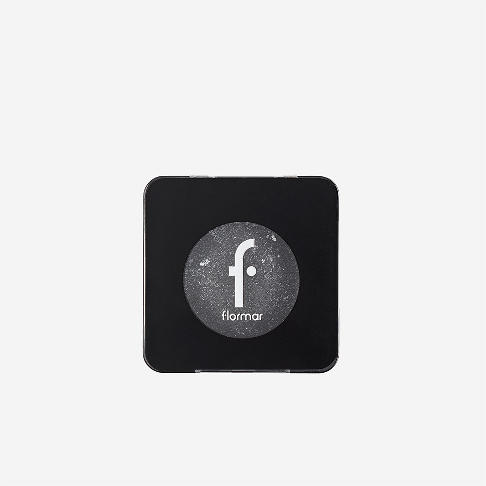 Flormar Baked Eyeshadow - 002 Black Glitters