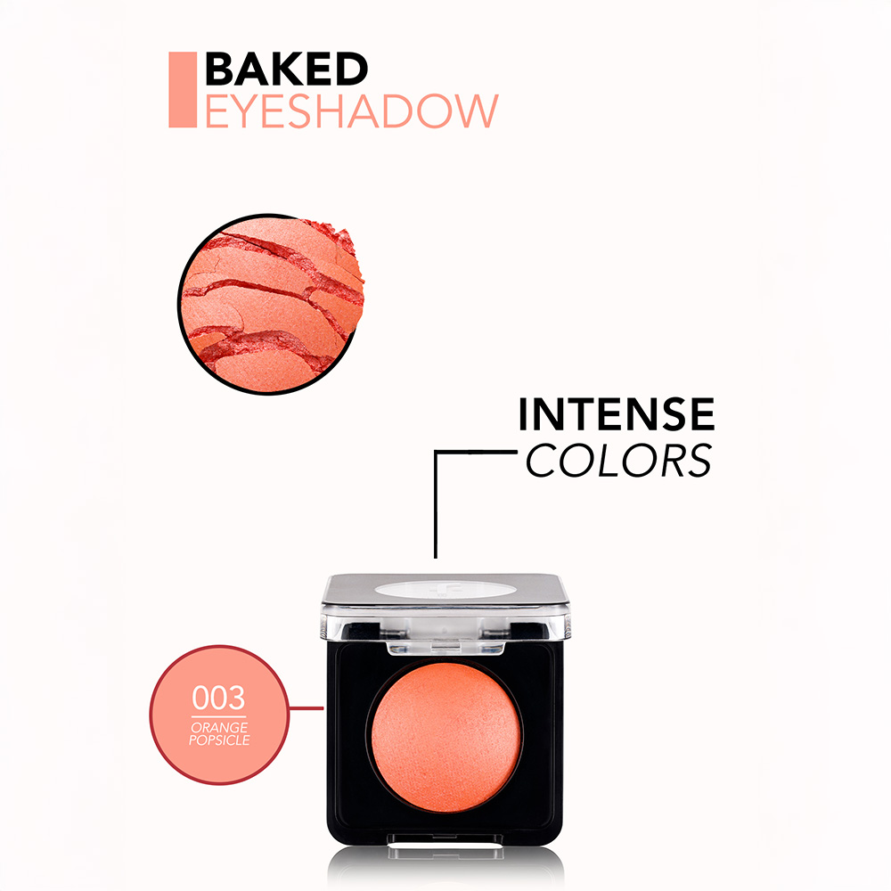 Flormar Baked Eyeshadow - 003 Orange Popsicle