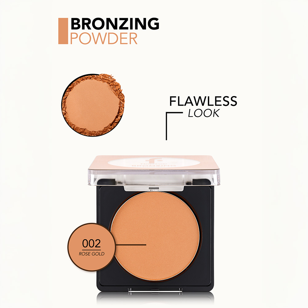 Flormar Bronzing Powder - -002 Rose Gold