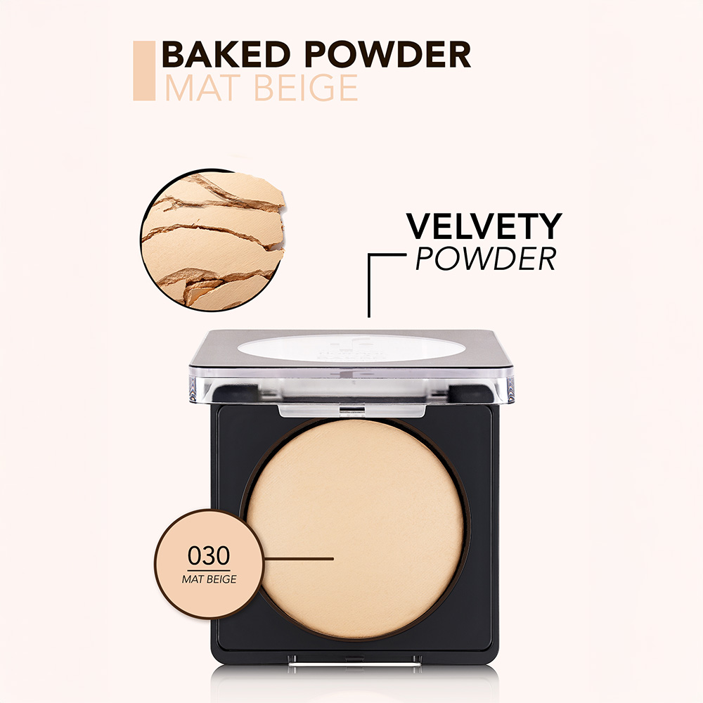 Flormar Baked Powder - 030 Mat Beige