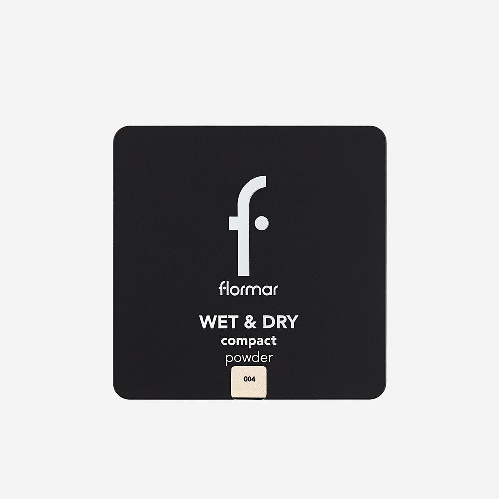 Flormar Wet & Dry Compact Powder - 004 Sandy Vanilla
