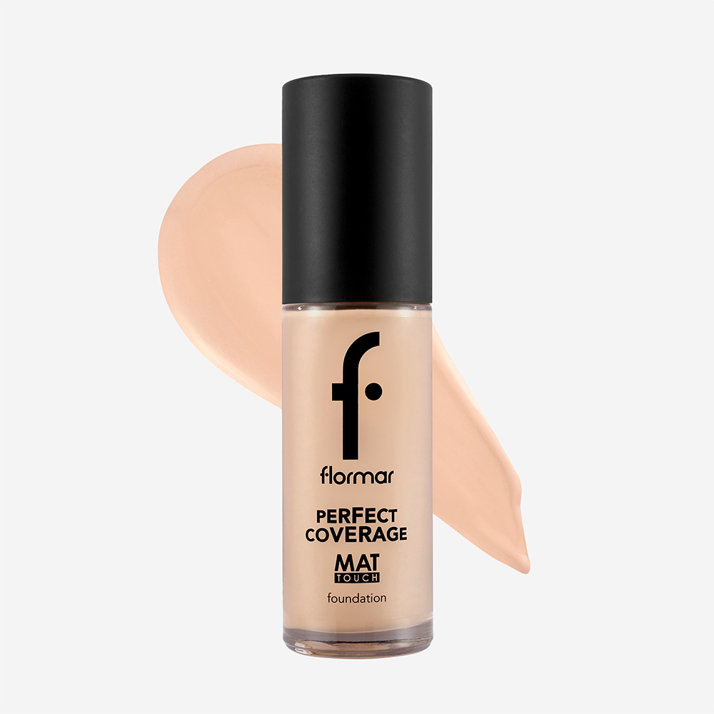 Flormar Perfect Coverage Mat Touch Fdt - 320 Porcelain Ivory