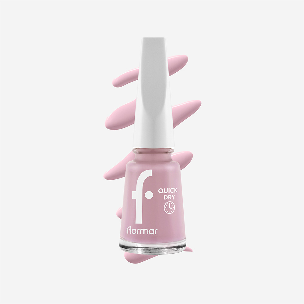 Flormar Quick Dry Nail Enamel - 54 Always Pink
