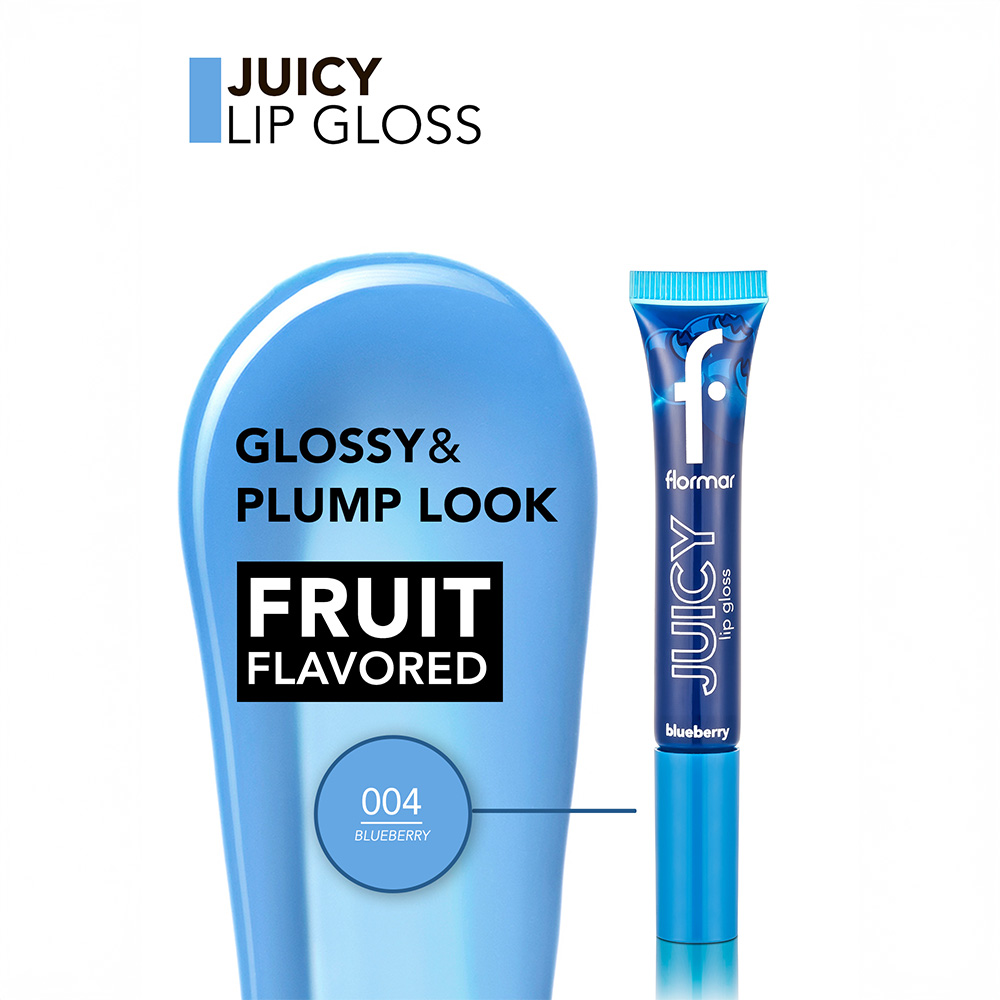 Flormar Juicy Lip Gloss - 004 Blueberry