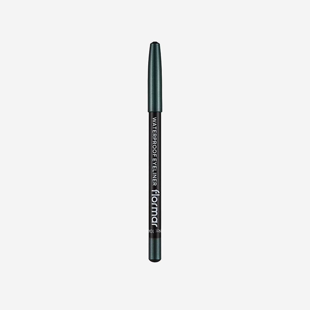 Flormar Waterproof Eyeliner Pencil - 104 Cobalt Green