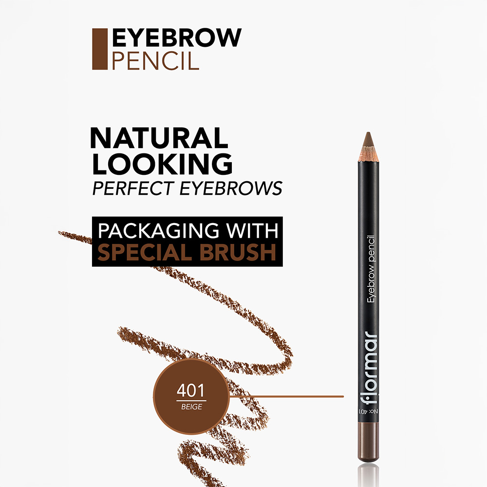 Flormar Eyebrow Pencil - 401 Beige