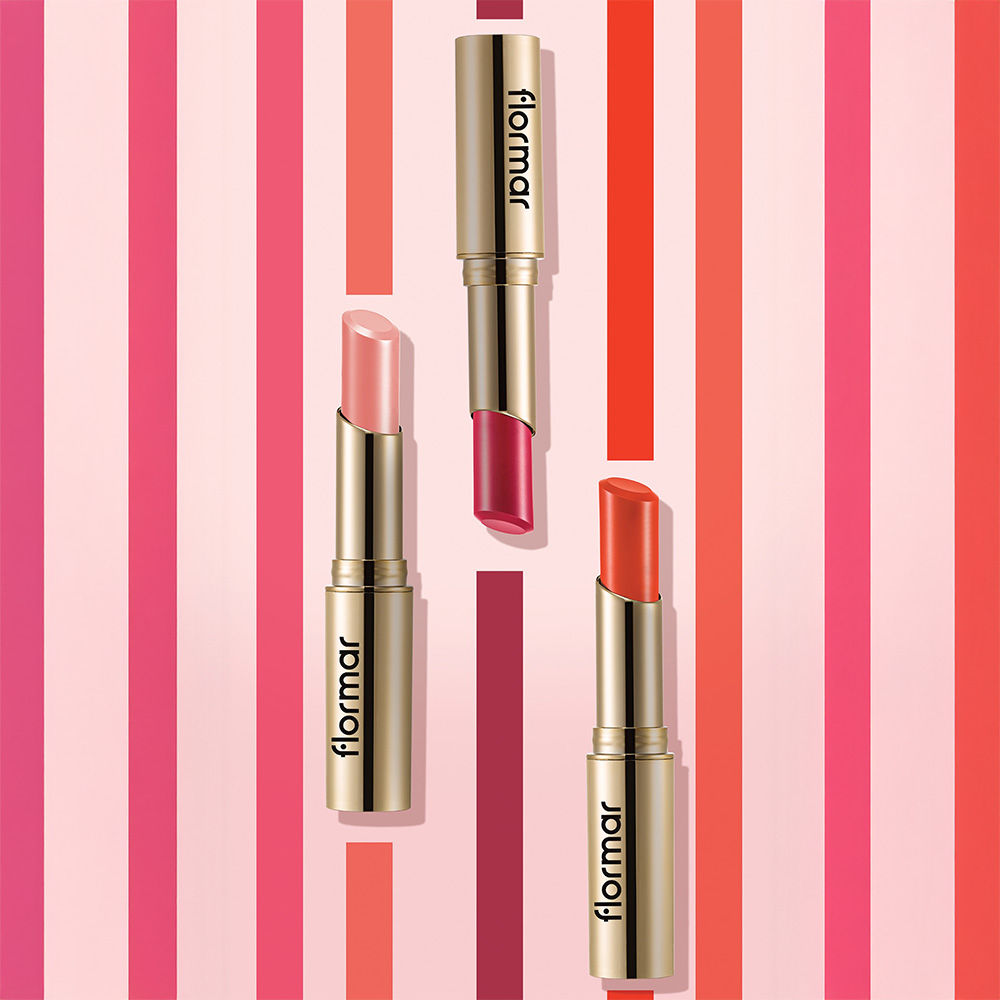 Flormar Deluxe Cashmere Lipstick Matte - 22 Red in Flames