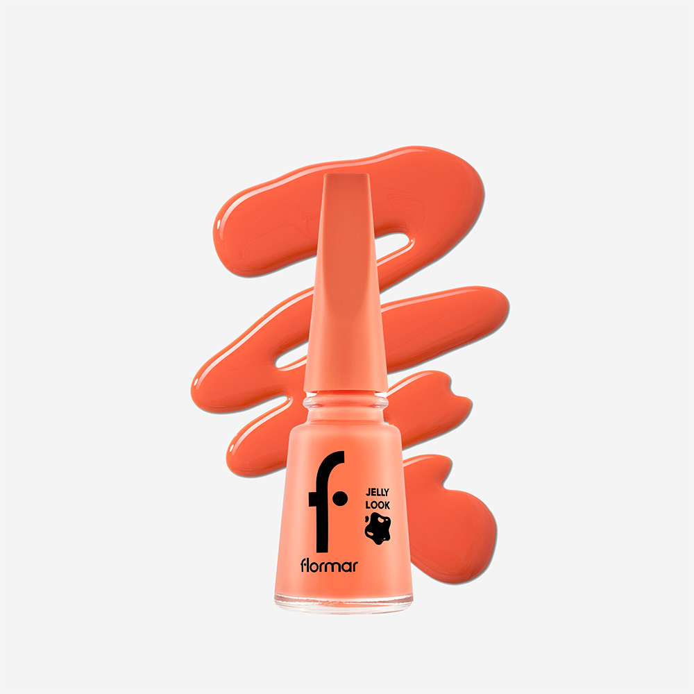 Flormar Jelly Look Nail Enamel - JL03 Coral Red