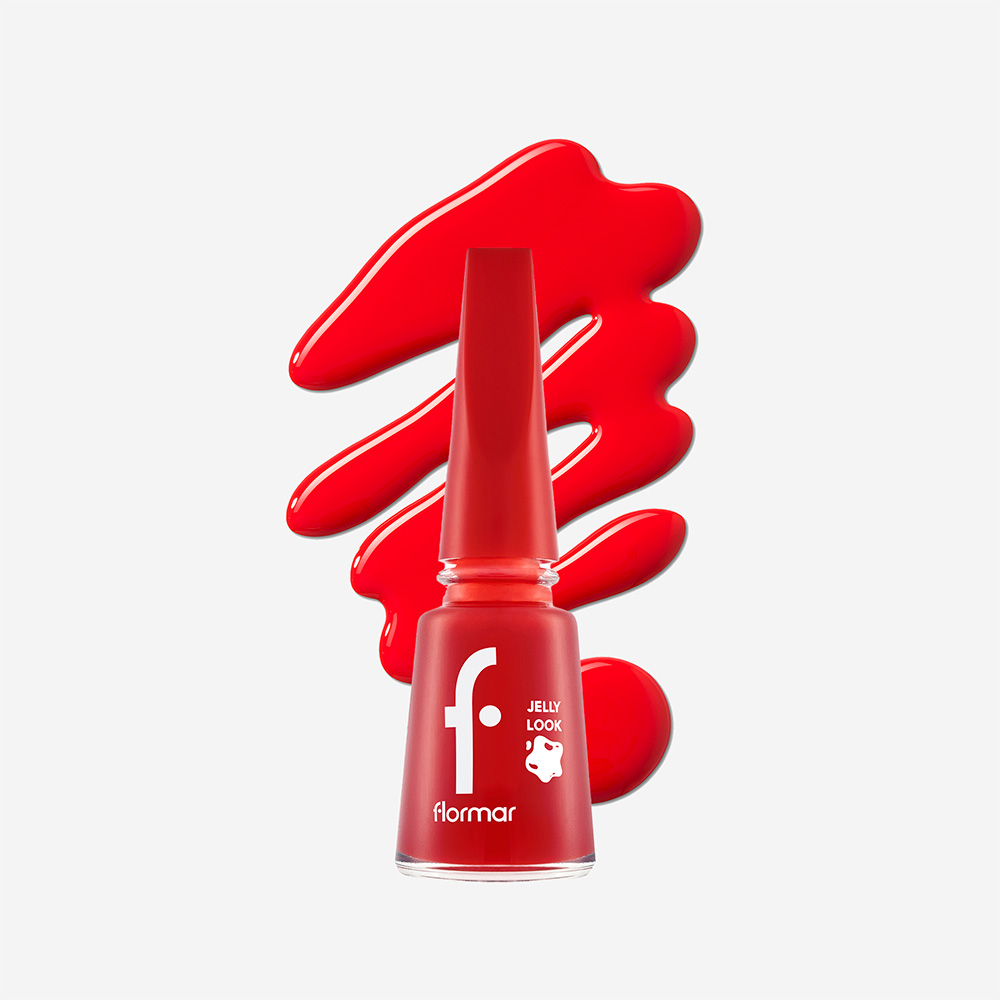 Flormar Jelly Look Nail Enamel - JL04 Scarlet