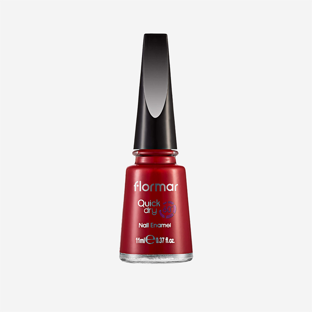 Flormar Quick Dry Nail Enamel - Qd04 Red Flag