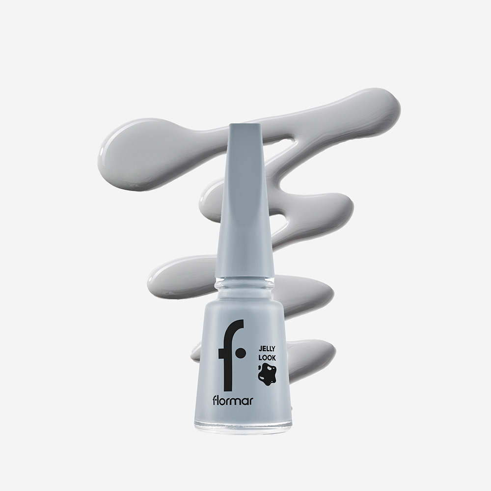 Flormar Jelly Look Nail Enamel - Jl24 Light Grey