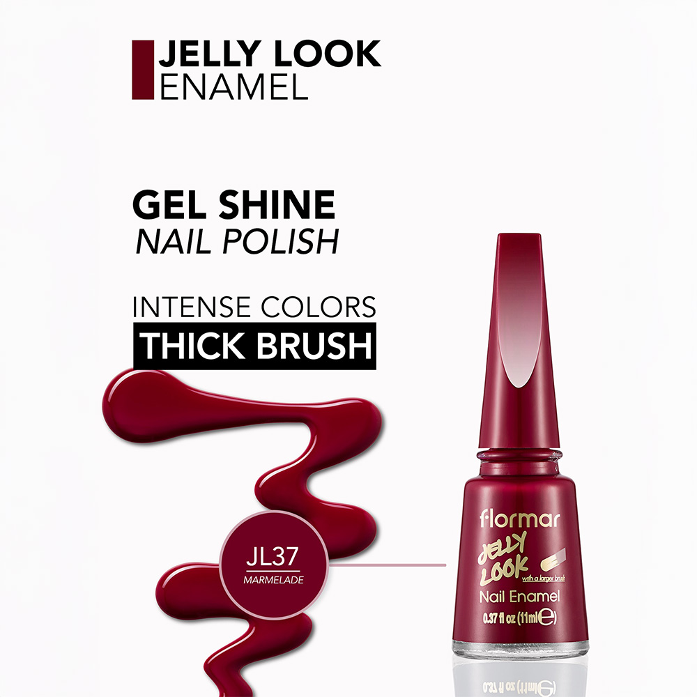 Flormar Jelly Look Nail Enamel - JL37 Marmalade