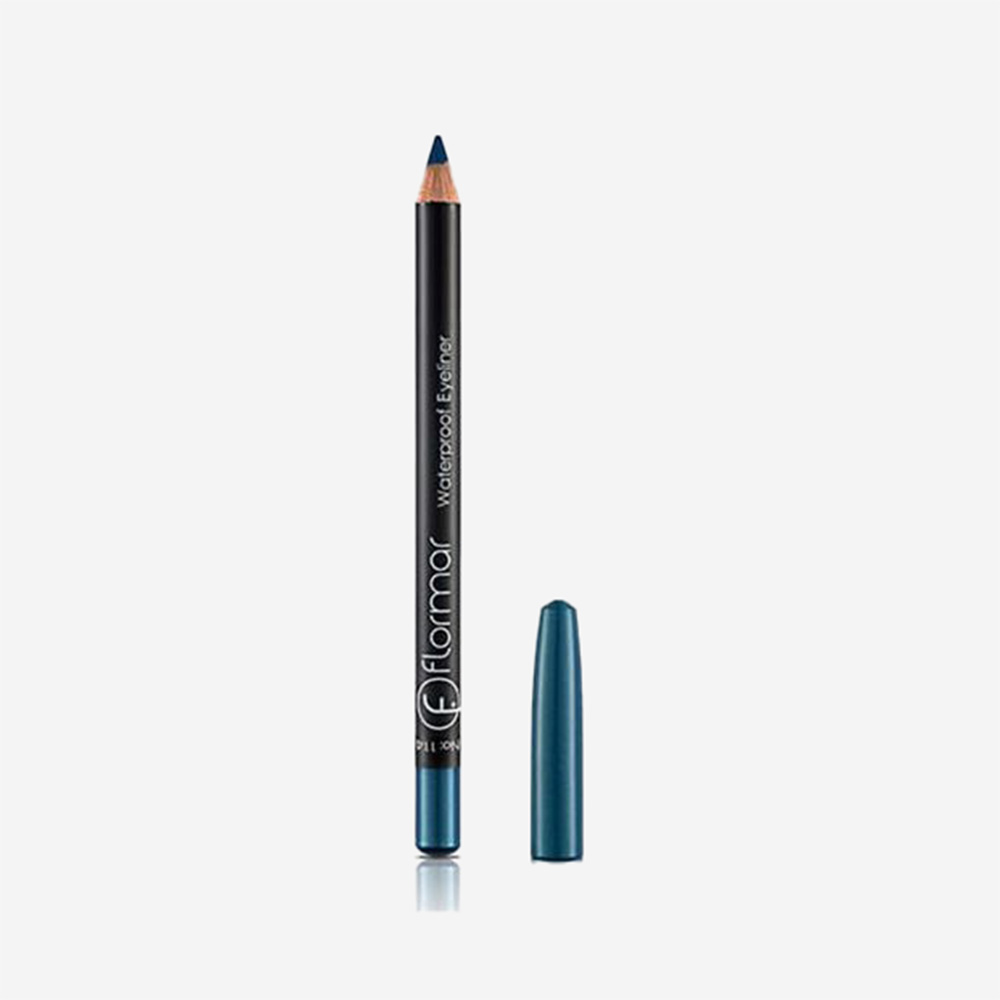 Flormar Waterproof Eyeliner Pencil - 114 Blue Sky (made in Mexico)