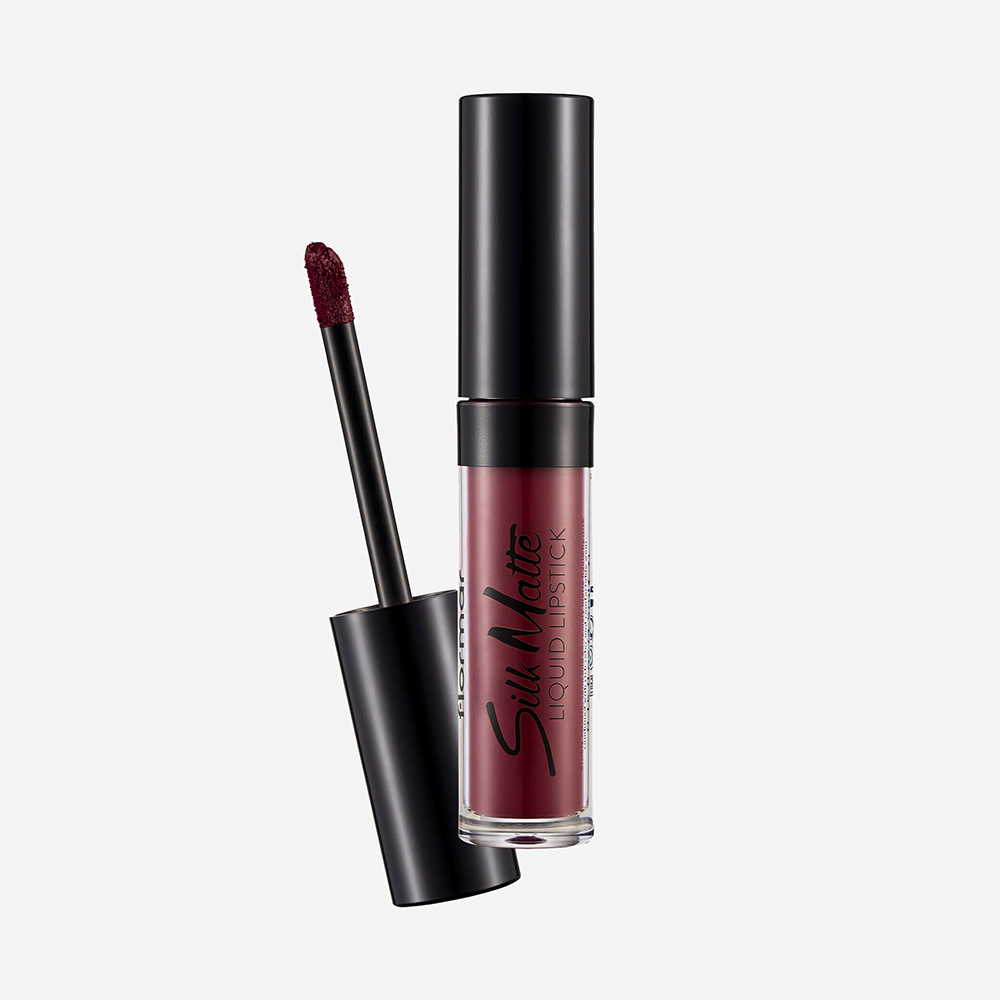Flormar Silk Matte Liquid Lipstick - 08 Dark Violet