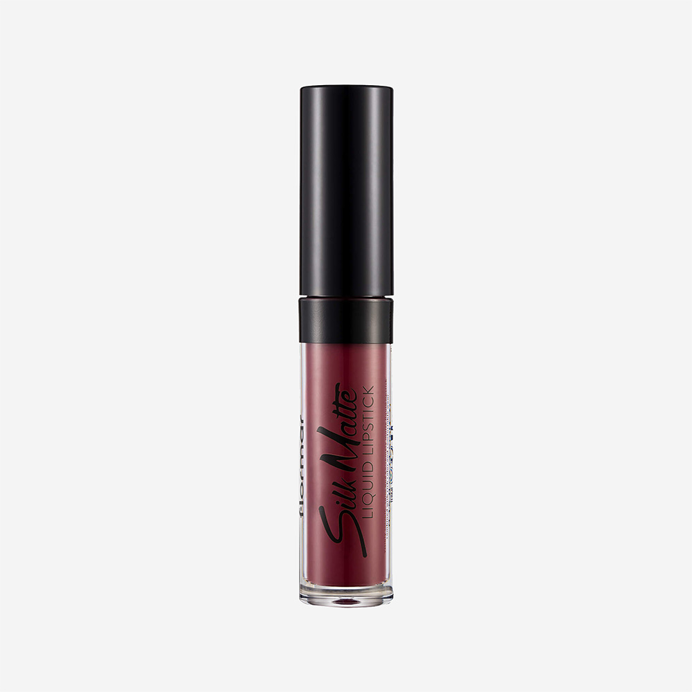 Flormar Silk Matte Liquid Lipstick - 08 Dark Violet
