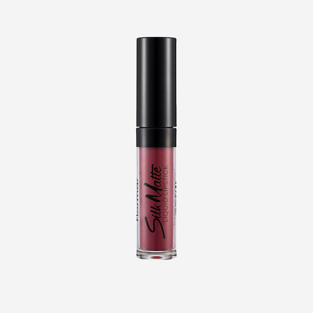Flormar Silk Matte Liquid Lipstick - 15 Pretty Plum