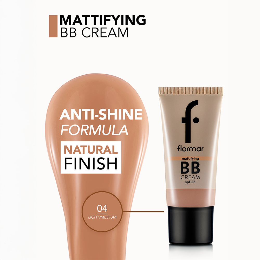 Flormar Prep for Perfection Mattifying BB Cream - 04 Light Medium