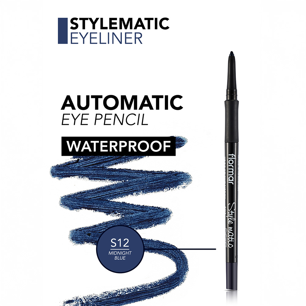 Flormar Style Matic Eyeliner - 12 Midnight Blue