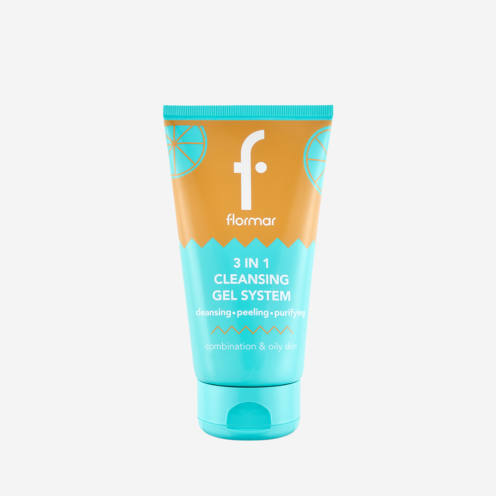 Flormar 3in1 Cleansing Gel System - Combination & Oily Skin 150mL