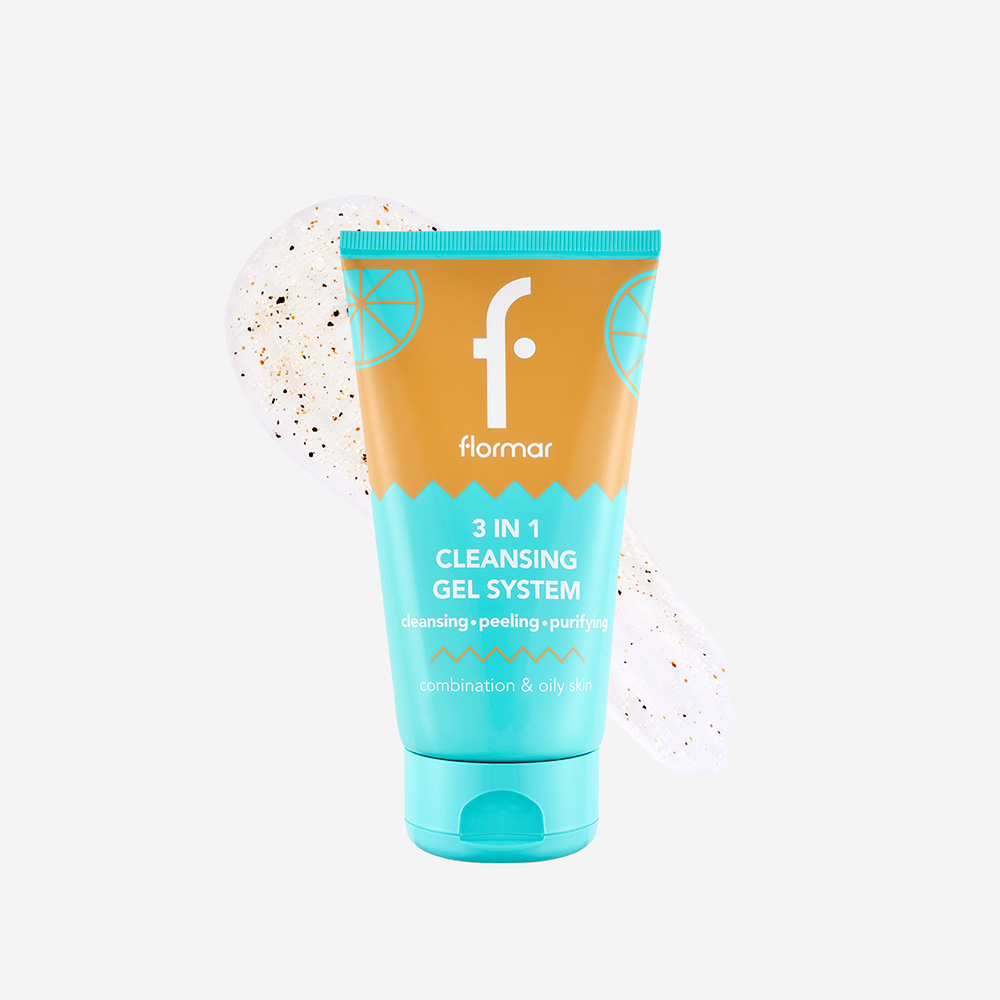 Flormar 3in1 Cleansing Gel System - Combination & Oily Skin 150mL