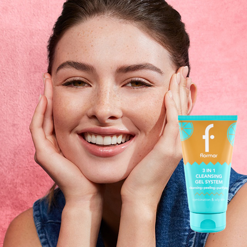 Flormar 3in1 Cleansing Gel System - Combination & Oily Skin 150mL