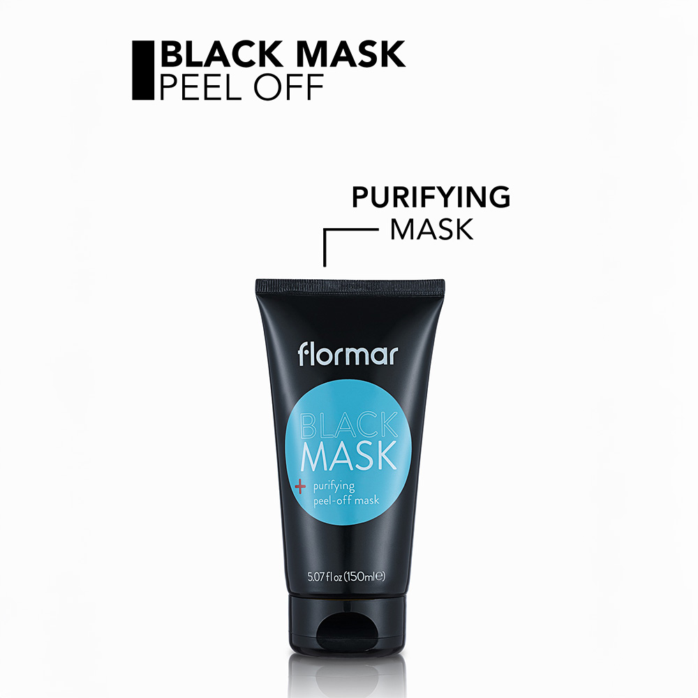 Flormar Black Mask - Dry to Oily Skin 150mL