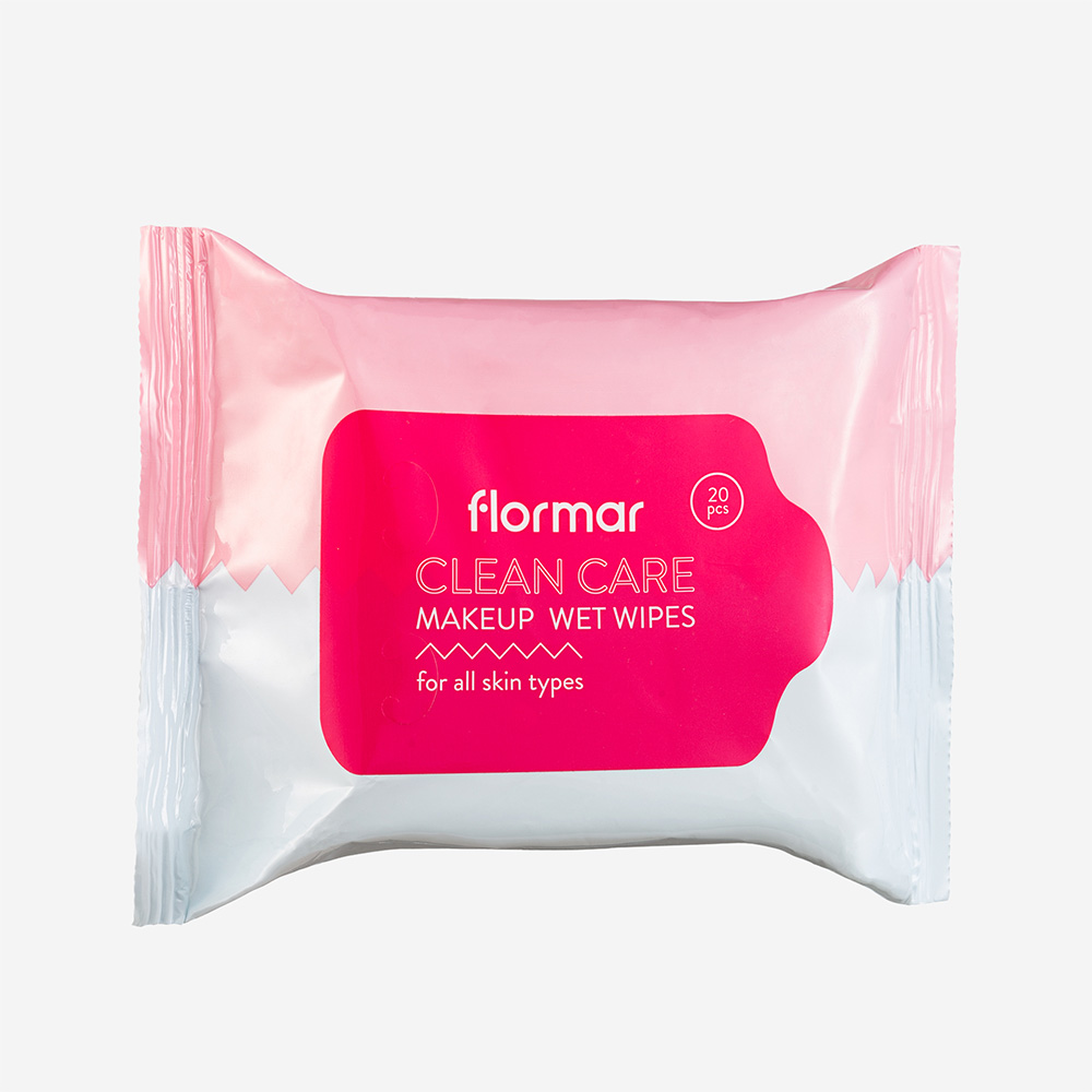 Flormar Clean Care Wet Wipes 20wipes