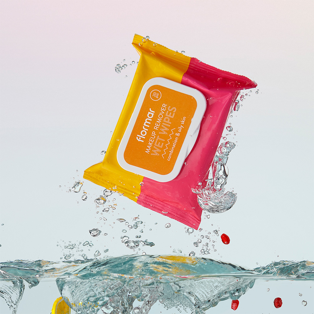 Flormar Wet Wipes - 02 Combination & Oily Skin 20wipes