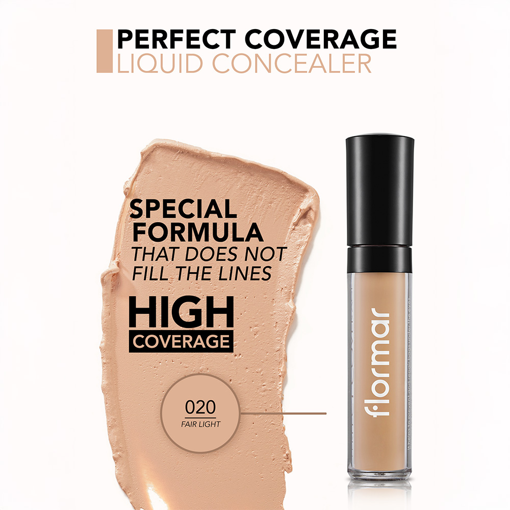 Flormar Perfect Coverage Liquid Concealer - 20 Fair Light