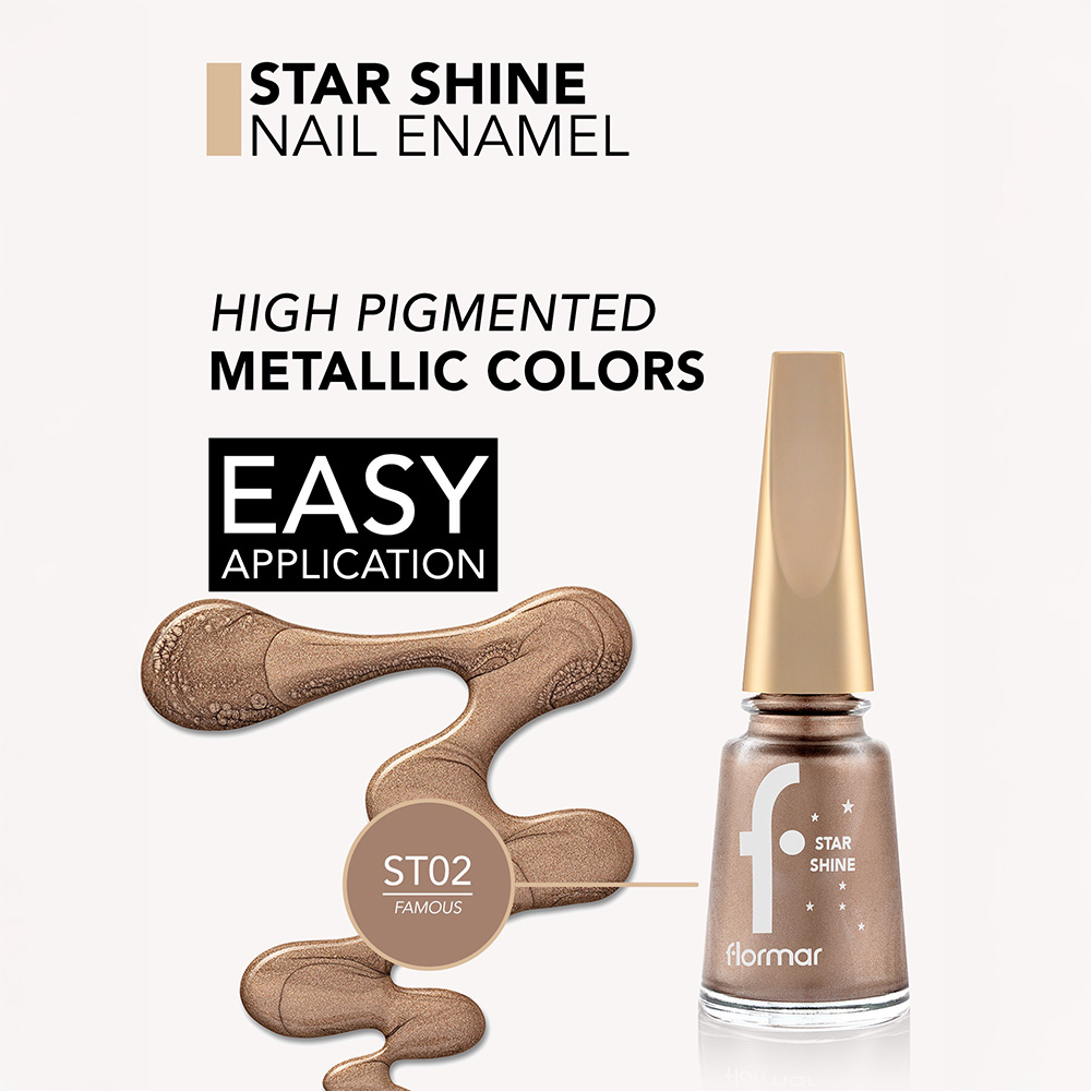 Flormar Star Shine Nail Enamel - 02 Famous