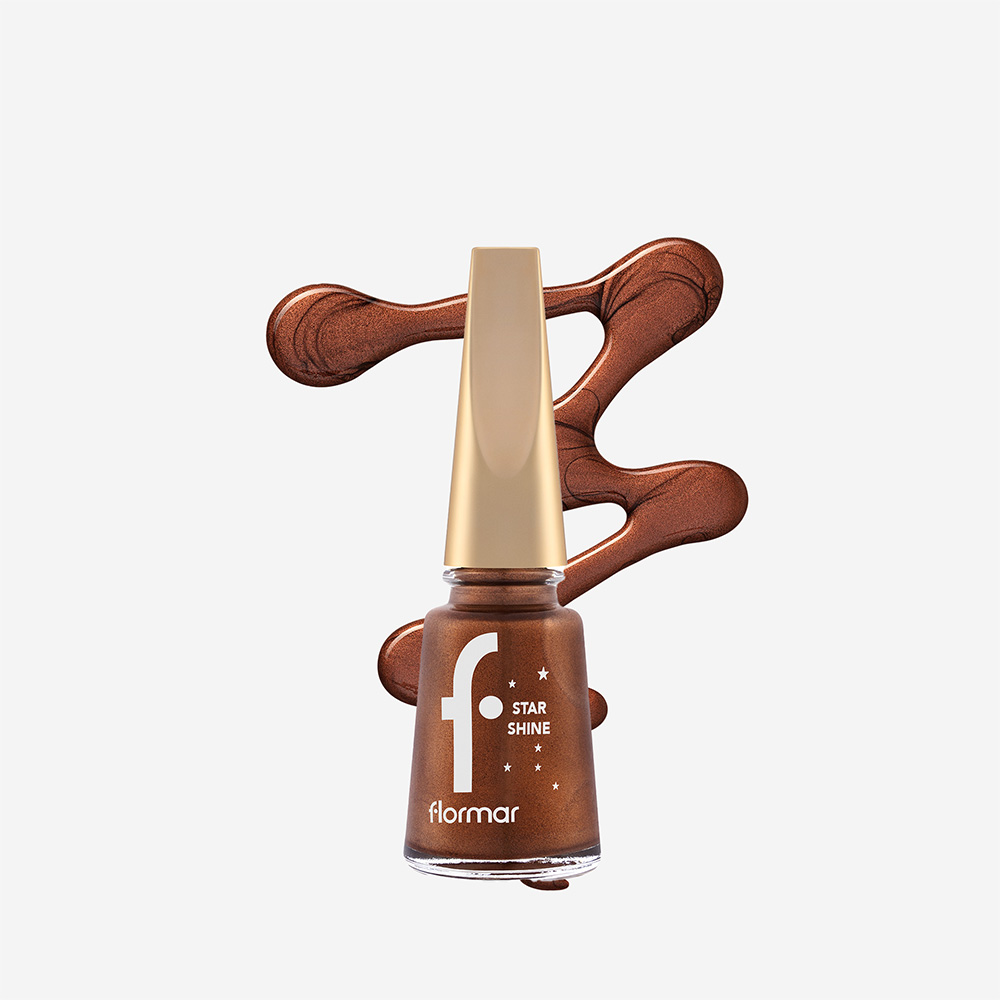 Flormar Star Shine Nail Enamel - 05 Bronze Flash